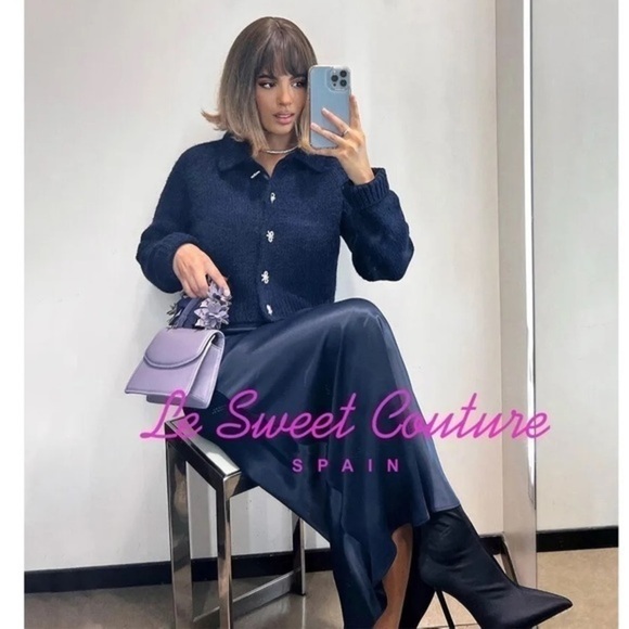 Zara heeled nylon ankle boots 3124/010 - Picture 9 of 16